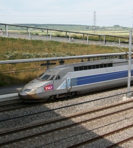 Rame TGV à Champagne Ardenne TGV